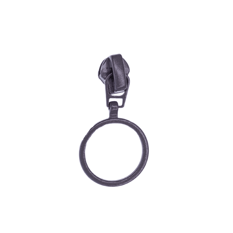 Glidere med ring, til 4 mm glidelås 