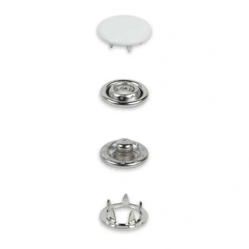 Jersey-trykknapper, 12 mm, kappe - refill