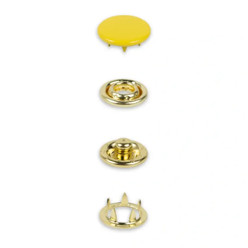 Jersey-trykknapper, 12 mm, kappe - refill