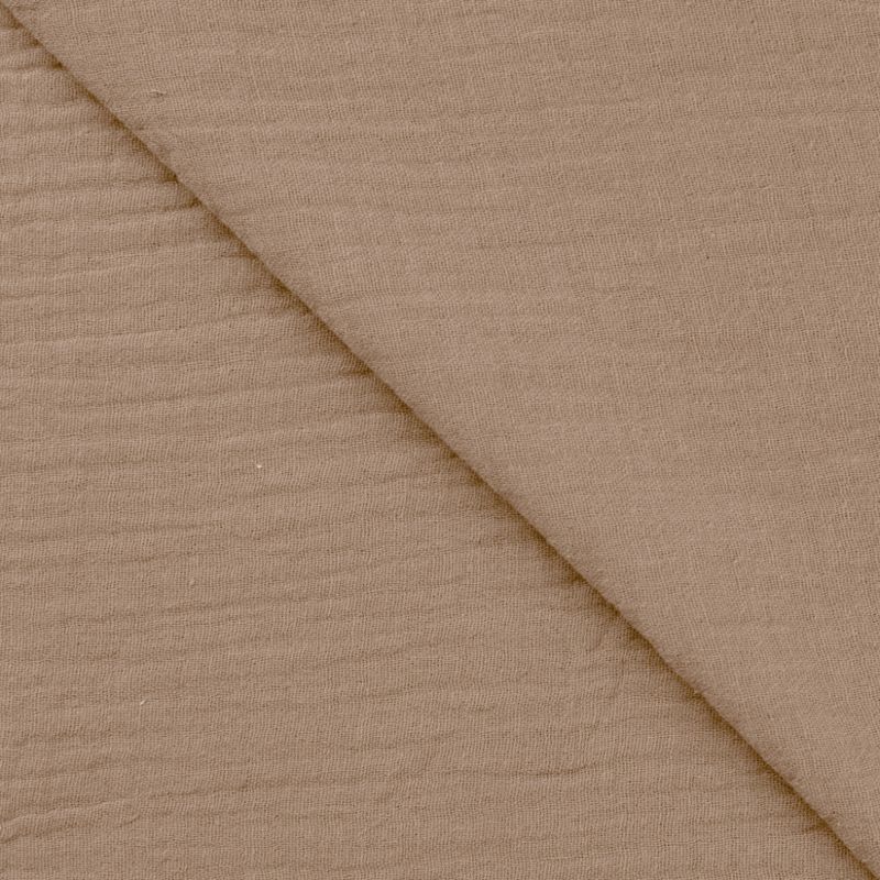 90 cm Musselin - lys brun, fv. 055