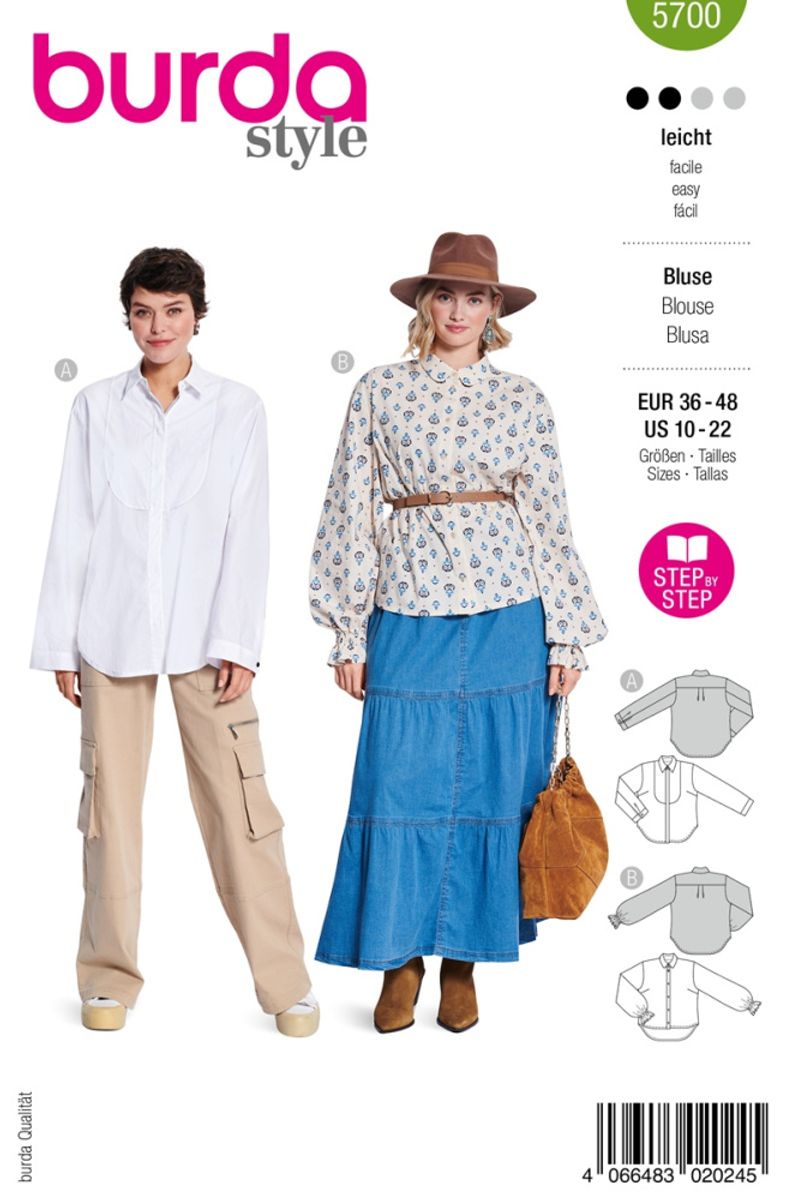 5700 - Burda - skjorte