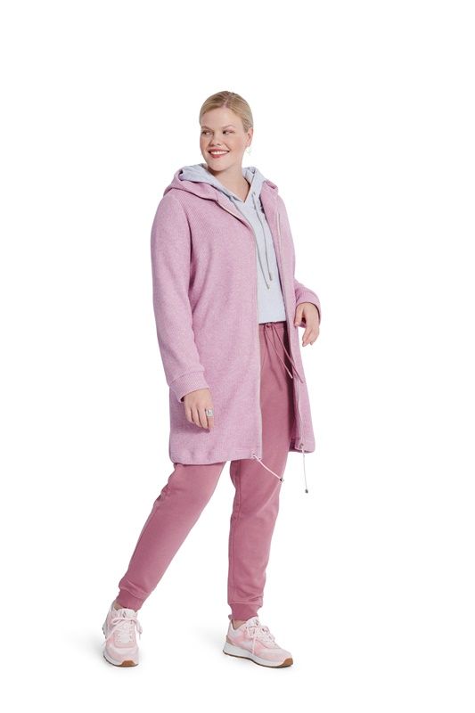5877 - Burda - Jakke / cardigan m glidelås